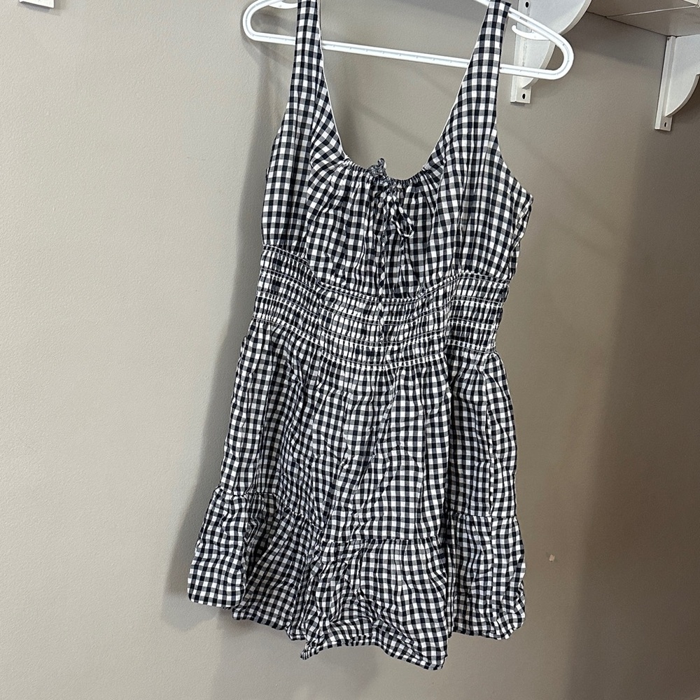 Smocked tie dress